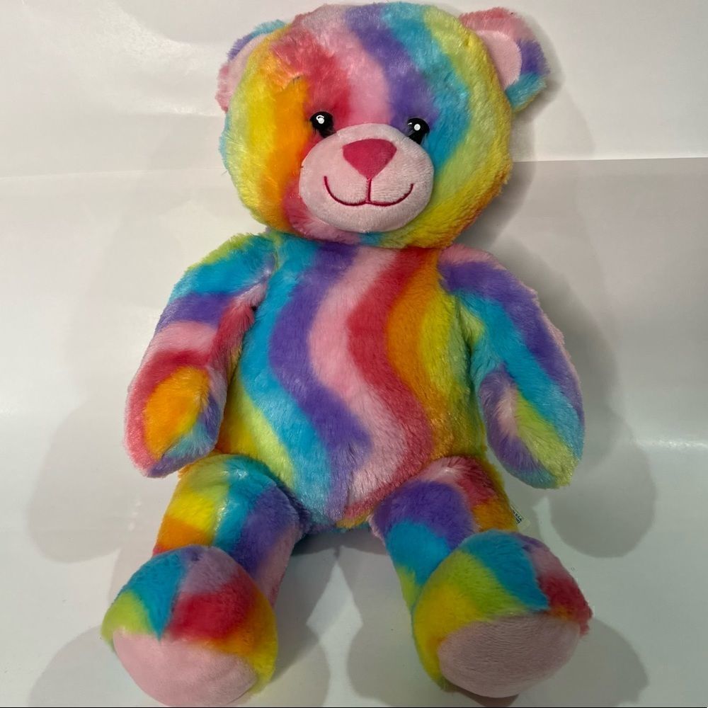 Build A Bear Workshop rainbow bear